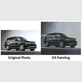 커스텀 카 초상화, 사진으로부터의 석유 초상화는 탐사차 자동차를 정렬시킵니다